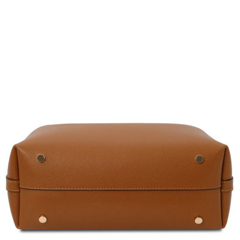 Clio - Leather secchiello bag